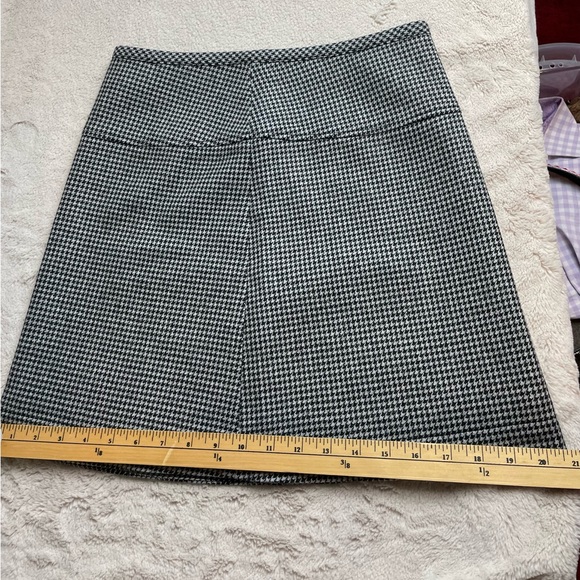 APC Skirt Wool Blend houndstooth mini womens size 34 dark academia preppy - Picture 10 of 11